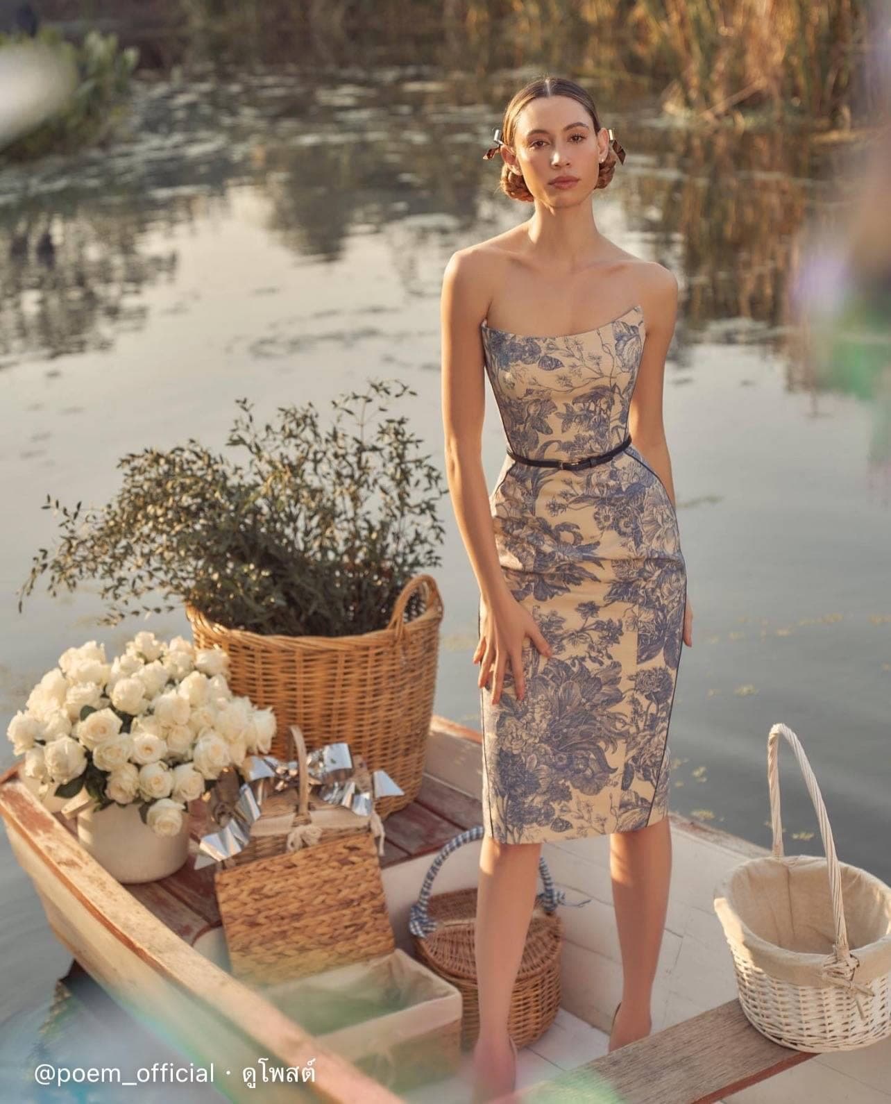 ชุดเดรส POEM 1010 Size S-M (36) BKK รูปที่ 1