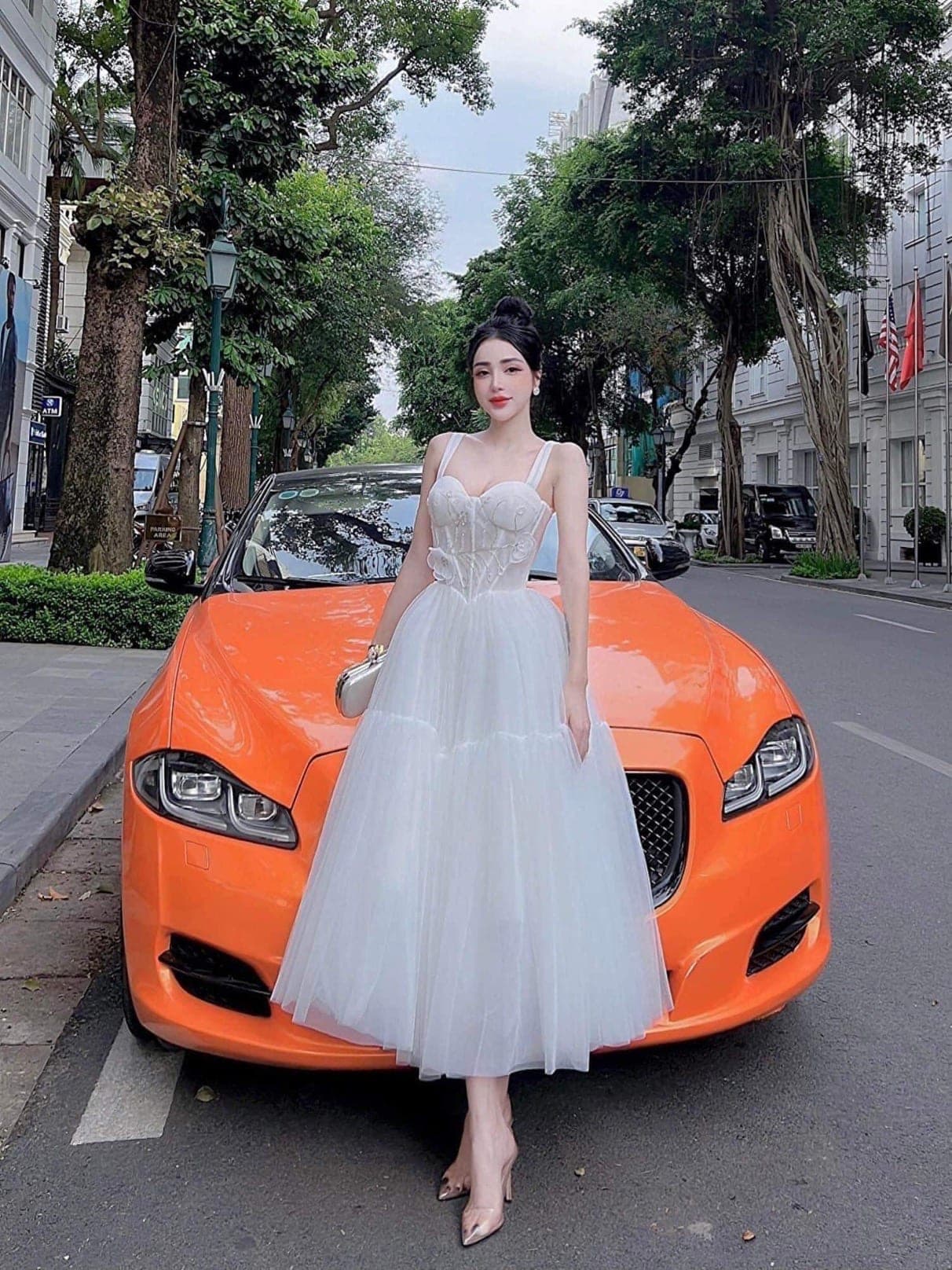 ชุดเดรส สีเขียว Brand HiSo 3021 Size S-M BKK รูปที่ 7