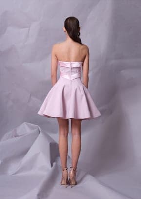 ชุดเดรส สีชมพู POME 1016 Size S-M (36) BKK รูปที่ 4