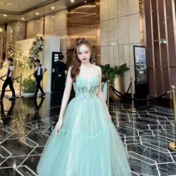 ชุดเดรส สีเขียว Brand HiSo 3021 Size S-M