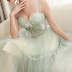 ชุดเดรส สีเขียว Brand HiSo 3021 Size S-M