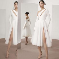 ชุดเช็ท สีขาว ปาดไหล่ POEM แท้ 1040 Size S-M (36)