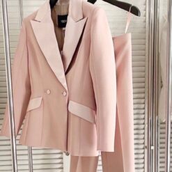 ชุดสูท สีชมพู POEM 1022 Size S (34)