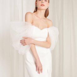 ชุดเดรส สีขาว NICHPBRAND 3046 Size S-M