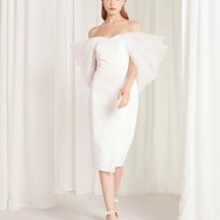 ชุดเดรส สีขาว NICHPBRAND 3046 Size S-M