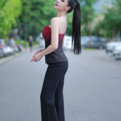 ชุดเซ็ท เกาะอก+กางเกง POEM 1005 Size S-M (36)