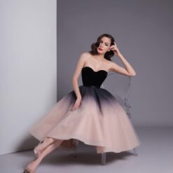 ชุดเซ็ท เสื้อ+กระโปรง ทูโทน POEM 1034 Size S-M (36)