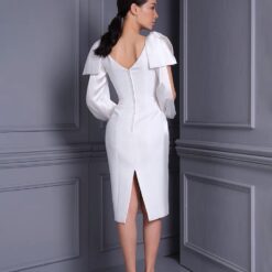 ชุดแต่งงาน ชุดเจ้าสาว สีขาว POEM 1004 Size M-L (40)