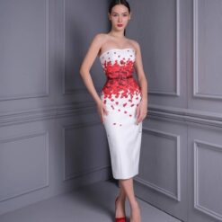 ชุดเดรส POME คอลเลคชั่น กุหลาบ+เข็มขัด 1015 Size S-M (38)