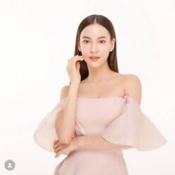 ชุดเดรส สีชมพู POEM 1013 Size S-M (36)