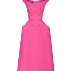 ชุดเดรส สีบานเย็น POEM 1028 Size S-M (34)