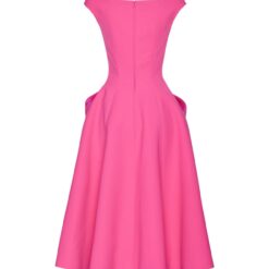 ชุดเดรส สีบานเย็น POEM 1028 Size S-M (34)