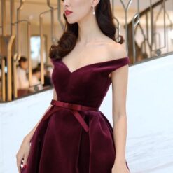 ชุดเดรส สีแดง POEM 1024 Size S (34)