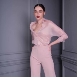 เสื้อเชิ๊ตซีฟอง+เสื้อเกาะอก+กางเกง POEM แท้ 1038  Size S-M (36)