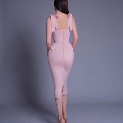 ชุดเดรส POME แท้ สีชมพู 1007 Size S