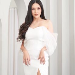 ชุดเดรส สีขาว NICHPBRAND 3046 Size S-M